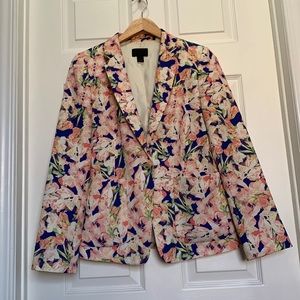J Crew Collection Floral Blazer
